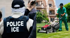 Operativos migratorios en EEUU: 2 jardineros fueron arrestados por ICE mientras cortaban el césped de una casa en California