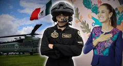 Tiene 23 años, es piloto de la Guardia Nacional y su sueño es transportar a Claudia Sheinbaum: la historia de Hasel Aguilar