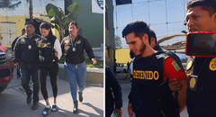Exempleada y su pareja caen por extorsionar a dueño de piñatería: le exigieron S/ 8 mil