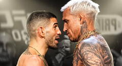 ¿Cuándo pelean Ilia Topuria vs Charles Oliveira por el título mundial de peso ligero y dónde ver UFC 317?