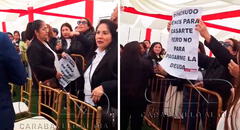 Mujer interrumpe boda en Carabayllo para cobrarle deuda al novio: “Me debe S/5.000. Tiene para casarse y no para pagarme”