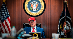 Donald Trump se reúne en Sala de Situaciones en pleno ataque de Irán a bases estadounidenses en Qatar