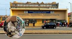 Pacientes duermen sobre cartones en pasadizos del hospital Regional de Lambayeque por falta de camas