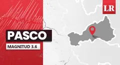 Temblor de magnitud 3.6 se sintió en Pasco hoy, según IGP