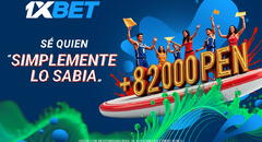 ¡Peruanos se sumaron a la ola de suerte y ganaron más de 82.000 PEN en 1xBet!