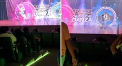 Público aplaude cada vez que hombre entra a barrer el piso en certamen de danza: "Igual que en Bob Esponja"
