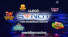 Meridian Casino: Synot Games llega con innovación, emoción y más de 200 tragamonedas