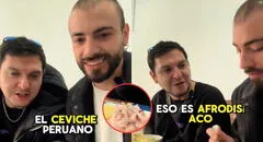 Tiktokers colombianos prueban por primera vez ceviche peruano y su reacción se hace viral: "Eso es afrodisíaco"