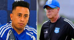 ¡Christian Cueva se quedó sin DT! Jorge Célico fue despedido de Emelec por WhatsApp y apunta: "Realmente vergonzoso"