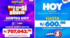 Resultados Lotto y Pega 3 HOY EN VIVO, 28 de junio: revisar AHORA números jugados de la Lotería Nacional de Panamá