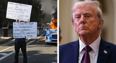 Golpe inesperado para Trump: protestantes cambian sus tácticas tras agresivos arrestos de ICE en Los Ángeles