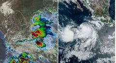 Tormentas tropicales Flossie y Barry se aproximan a México con riesgo de huracanes y fuertes lluvias: sigue su trayectoria