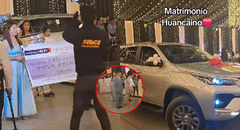 Pareja de novios huancaínos recibe camioneta y más de S/20.000 en su matrimonio y redes estallan: "Buscaré el amor en Huancayo"