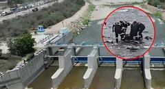Otro cadáver en La Atarjea: hallan cuerpo calcinado de hombre en la planta de Sedapal en El Agustino