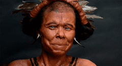 Arqueólogos reconstruyen el rostro de una mujer cazadora y recolectora que vivió en la Edad de Piedra hace 10.000 años