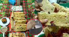 Familia peruana se adelanta y celebra la navidad en junio: "El frío lo amerita"