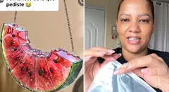 Mujer compra cartera con forma de sandía en Temu, pero lo que recibió la dejó en shock: "Estaba preciosa"