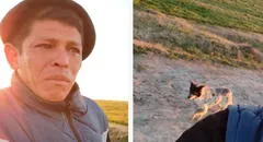 Lo despiden y rompe en llanto al saber que no volverá a ver al perro que lo acompañó durante 11 años de trabajo