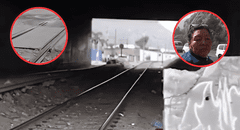 Vecinos cuestionan rieles por donde pasarán trenes de López Aliaga: "No he visto que han estado trabajando"