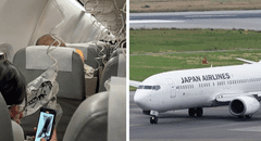 Estas son las imágenes del accidente del vuelo de Japan Airlines que cayó 10.000 metros con 191 pasajeros y tripulantes a bordo
