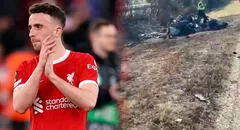 Impactantes imágenes del accidente mortal donde falleció Diogo Jota junto a su hermano en España