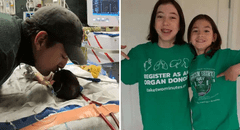 Madre dona los órganos de su hija recién nacida en Canadá, visita a la familia que los recibió y escucha los latidos del corazón de su bebé