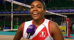 Ángela Leyva tras histórico triunfo de Perú sobre Brasil en la Copa América de Vóley: "Jugamos con corazón"