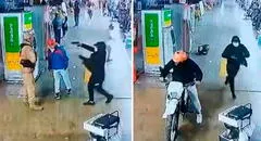 Encañonan y asaltan a cambistas dentro de 'La Cachina Fashion' en Cercado de Lima: cámaras captaron el robo