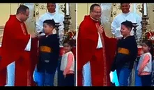 "Que el Palmeiras no gane el mundial": niño brasileño realiza curioso pedido durante misa