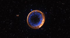 Astrónomos observaron a una estrella explotando 2 veces en su último día de vida