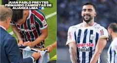 Juan Pablo Freytes fue captado firmando camisetas de Alianza Lima luego de la clasificación de Fluminense a semifinales del Mundial de Clubes