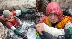 Guía salva la vida de un turista amputándole la pierna bajo el agua tras accidente de canotaje en el río Franklin en Australia