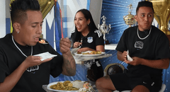 La reacción de Christian Cueva al probar ceviche ecuatoriano con salsa de tomate y mostaza: "Está..."