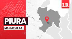 Temblor de magnitud 4,1 se sintió en Piura hoy, según IGP