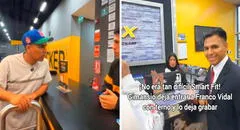 Alcalde de Ate ingresa a gimnasio con terno tras ser discriminado por su ropa y lo dejan grabar: “No era tan difícil”