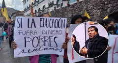 Maestros del Cusco: “Dina Boluarte se sube el sueldo pero a nosotros nos niegan una pensión justa”