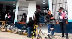 Trabajador de seguridad sorprende con peculiar tamaño de escarapela por Fiestas Patrias: “Lleva a todo el Perú en el pecho”