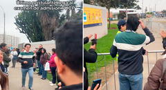 Postulante llega tarde a examen de admisión de la PUCP, padres apoyan para que lo dejen ingresar y redes bromean: “En la UNMSM no pasa eso”
