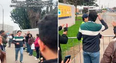 Postulante llega tarde a examen de admisión de la PUCP, padres apoyan para que lo dejen ingresar y redes bromean: “En la UNMSM no pasa eso”