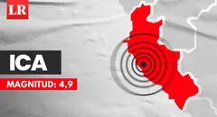 Temblor de magnitud 4,9 se sintió en Ica hoy, según IGP