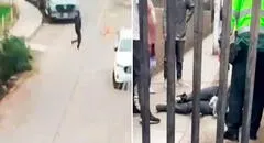 Policía dispara contra delincuente en SMP y le reclama: “Día a día salimos a combatir a lacras como tú”