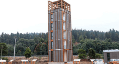 Chile tiene el edificio de madera más grande de América Latina con cerca de 20 metros de altura y seis pisos