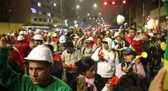Así fue la reacción de los mineros artesanales tras el rechazo del predictamen de Ley Mape