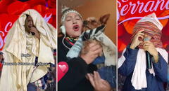 Peruanos crean trend en TikTok sobre 'trajes de pingüino' de Corazón Serrano en Puno: "Parecían de Arabia"
