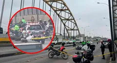 Motociclista se despista en el Puente del Ejército y muere al instante: perdió el control a gran velocidad en Centro de Lima