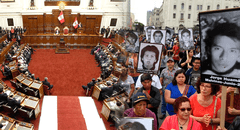 Congreso ratifica Ley de Amnistía a favor de policías y militares investigados por violar derechos humanos