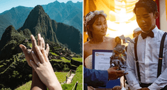 Machu Picchu: japonés que fue el primer turista de la ciudadela inca durante pandemia regresó para casarse en Cusco