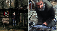 Ken Smith, el ermitaño que lleva más de 40 años viviendo aislado en un bosque de Escocia sin electricidad ni agua potable