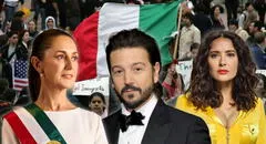 Sheinbaum pide que Diego Luna y Salma Hayek sigan defendiendo a inmigrantes en EEUU: "Que nuestros paisanos sienta la solidaridad"