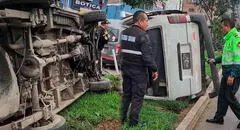 ATU multará con S/21.700 al dueño de la combi informal que se volcó en Independencia y denunciará penalmente al conductor